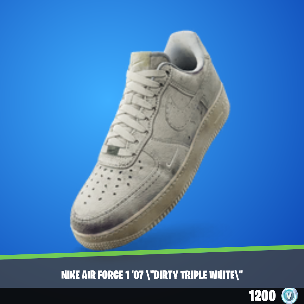 Nike Air Force 1 "07 Dirty Triple White"
